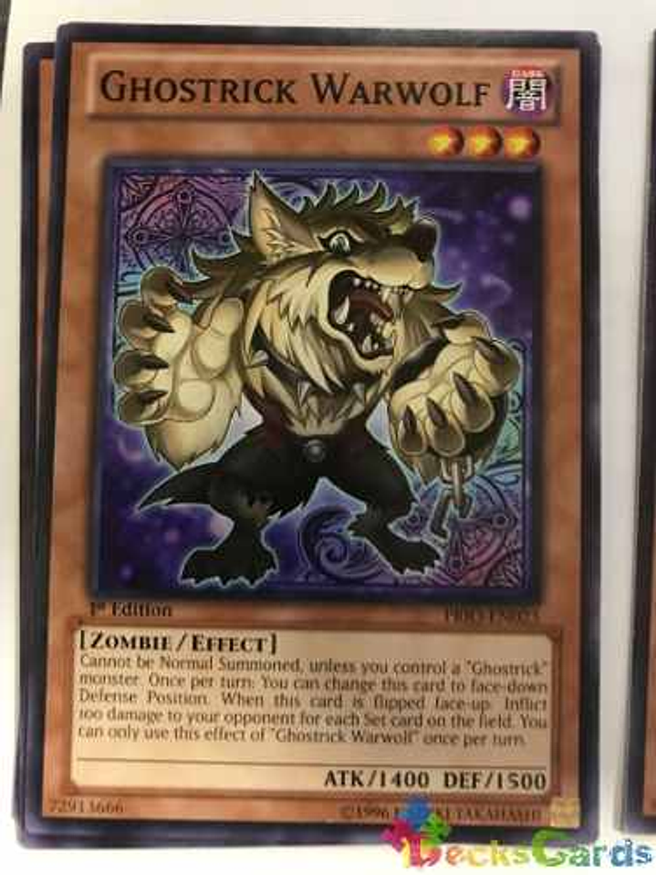Ghostrick Warwolf - prio-en023 - Common 1st Edition 1