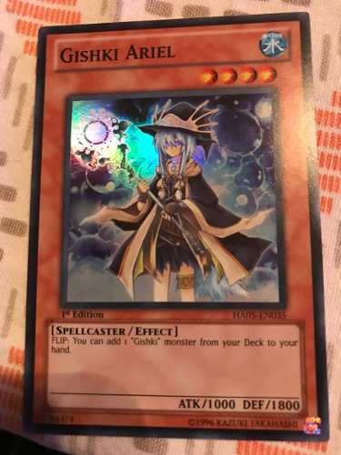 Gishki Ariel - Ha05-en035 - Super Rare 1st Edition