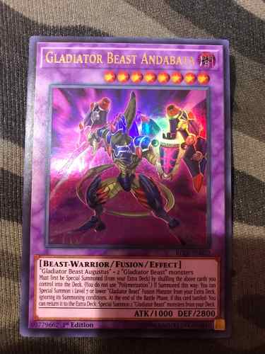Gladiator Beast Andabata - bllr-en022 - Ultra Rare 1st Editi