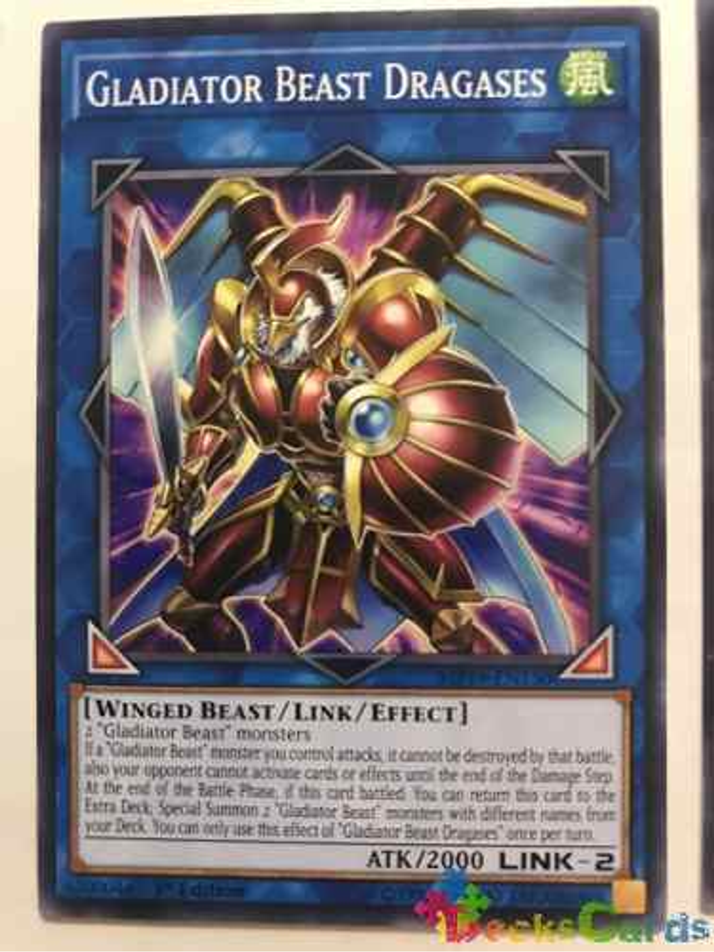 Gladiator Beast Dragases - mp19-en150 - Common 1st Edition 1