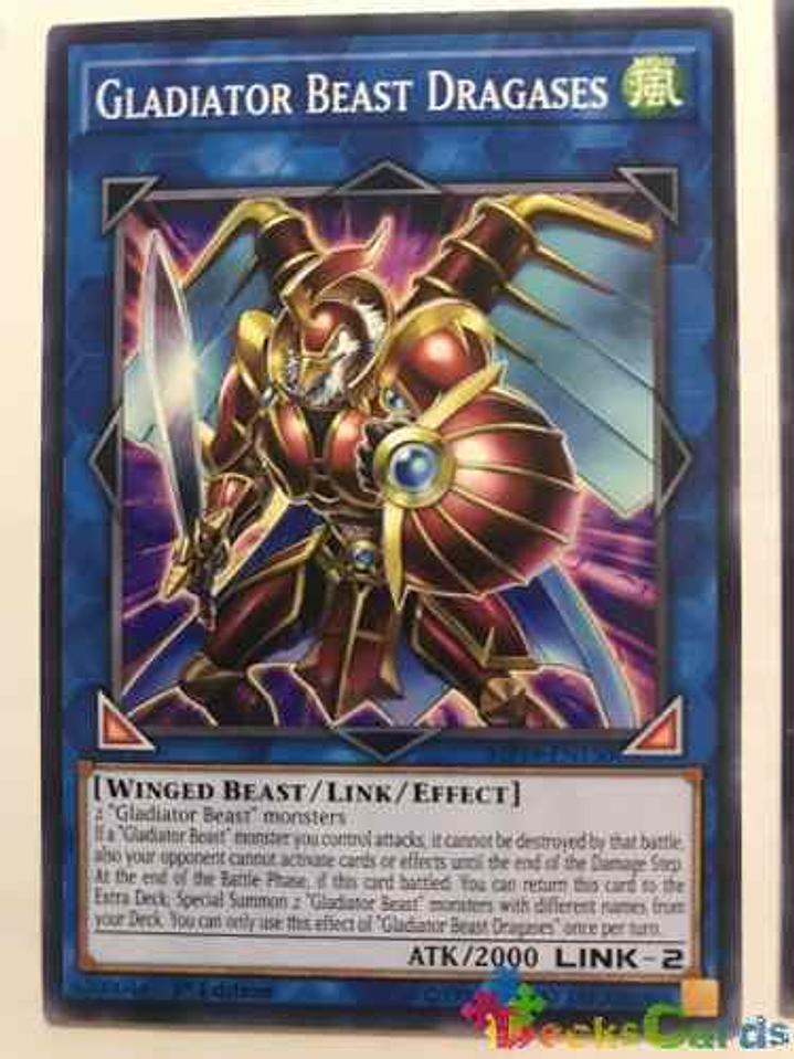 Gladiator Beast Dragases - mp19-en150 - Common 1st Edition 1