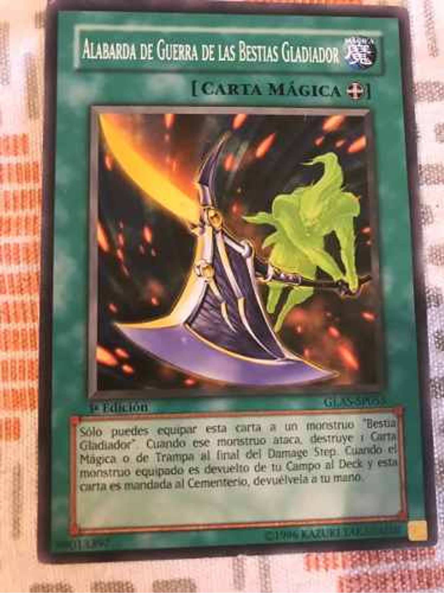 Gladiator Beast's Battle Halberd - glas-en055 - Common 1st Edition 1