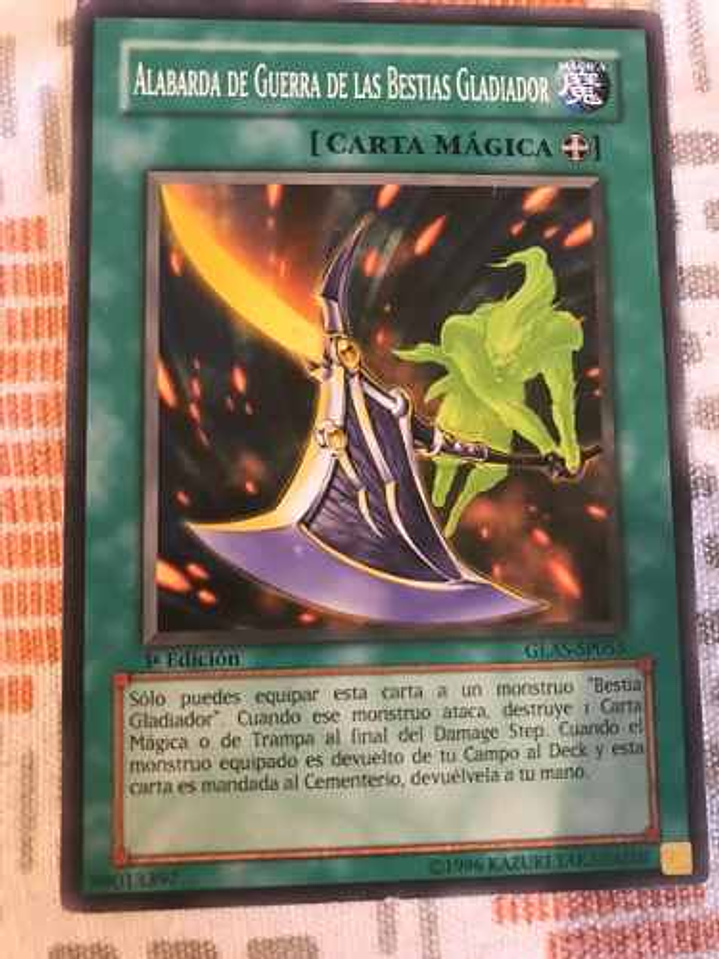 Gladiator Beast's Battle Halberd - glas-en055 - Common 1st Edition 1