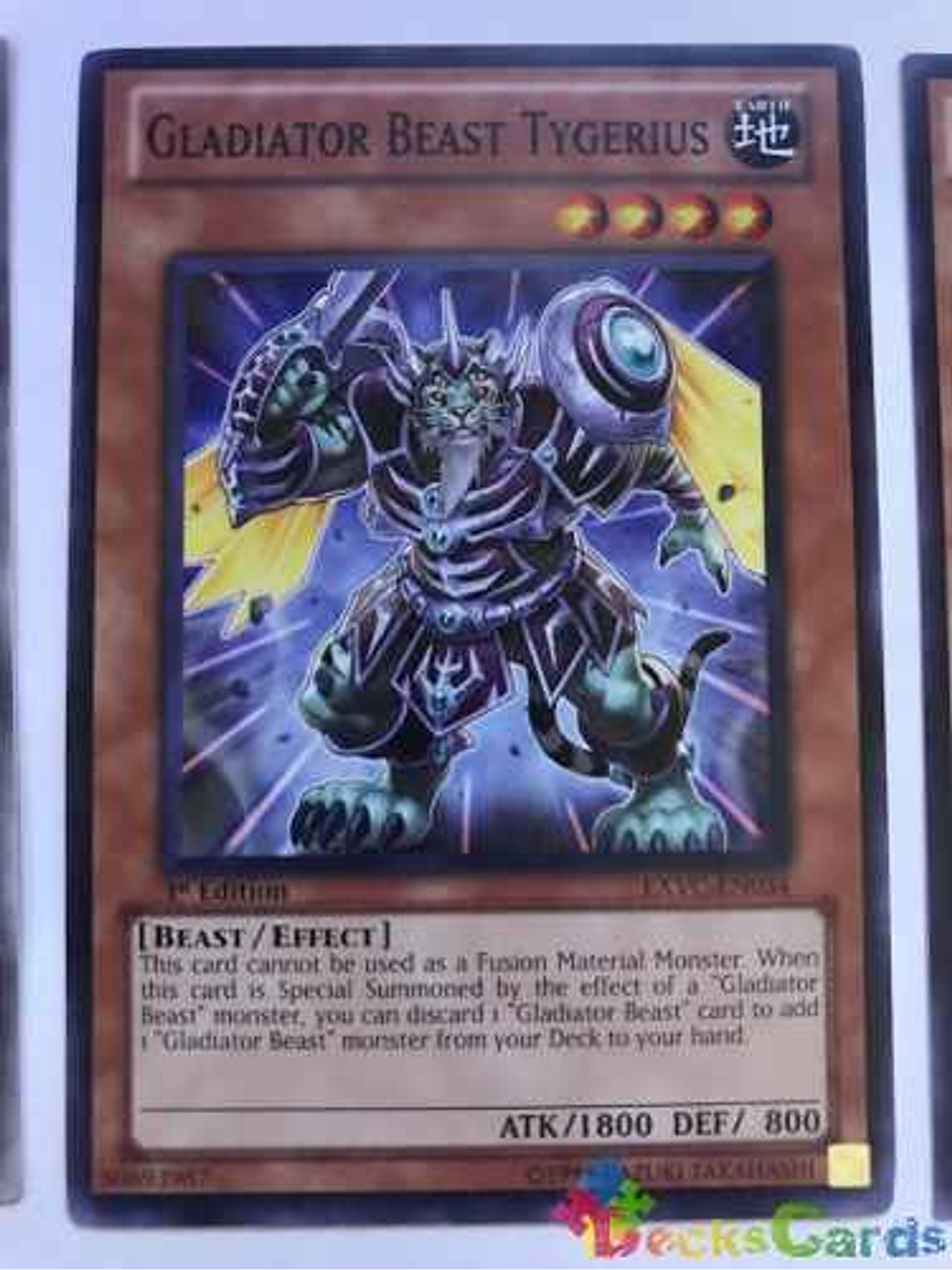 Gladiator Beast Tygerius - exvc-en034 - Common 1st Edition 1