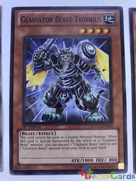 Gladiator Beast Tygerius - exvc-en034 - Common 1st Edition