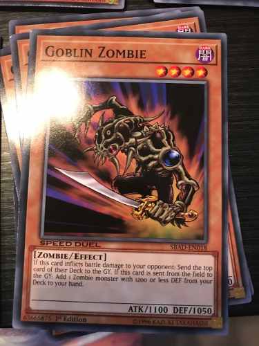 Goblin Zombie - sbad-en018 - Common 1st Edition