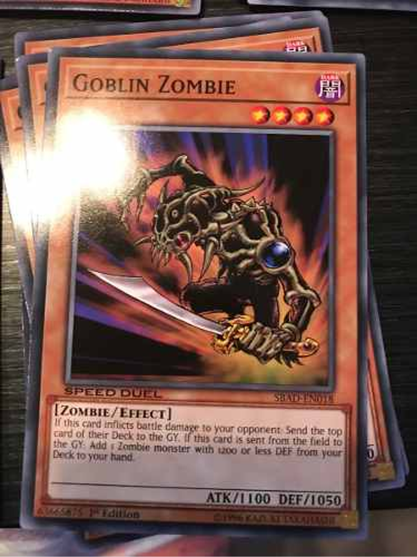 Goblin Zombie - sbad-en018 - Common 1st Edition 1
