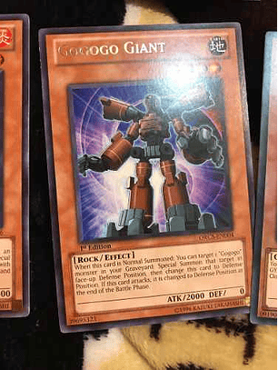 Gogogo Giant - orcs-en004 - Rare 1st Edition