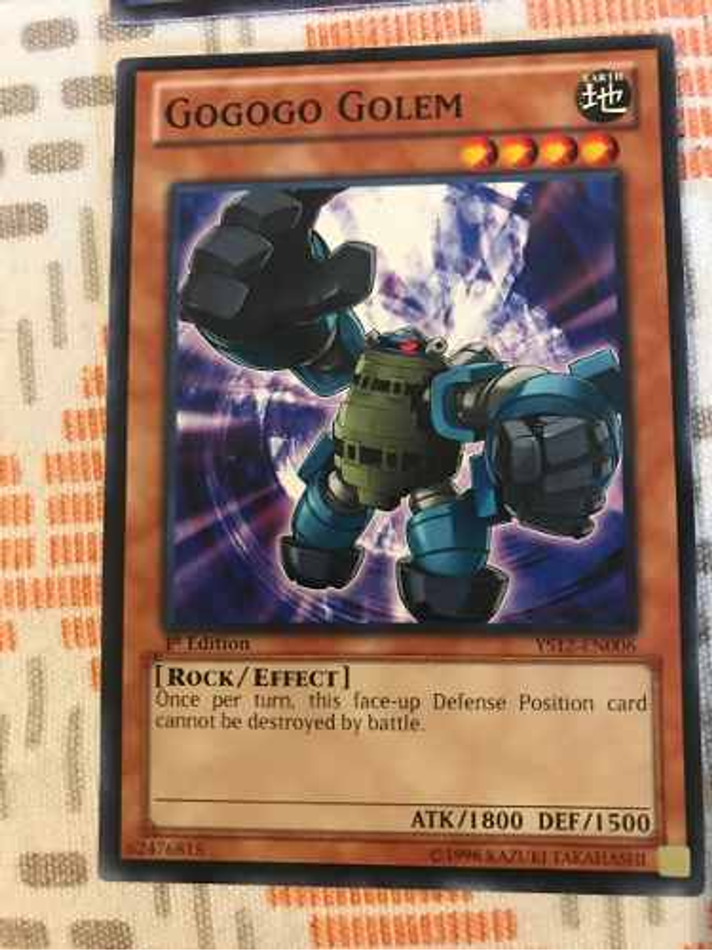 Gogogo Golem - ys12-en006 - Common 1st Edition 1