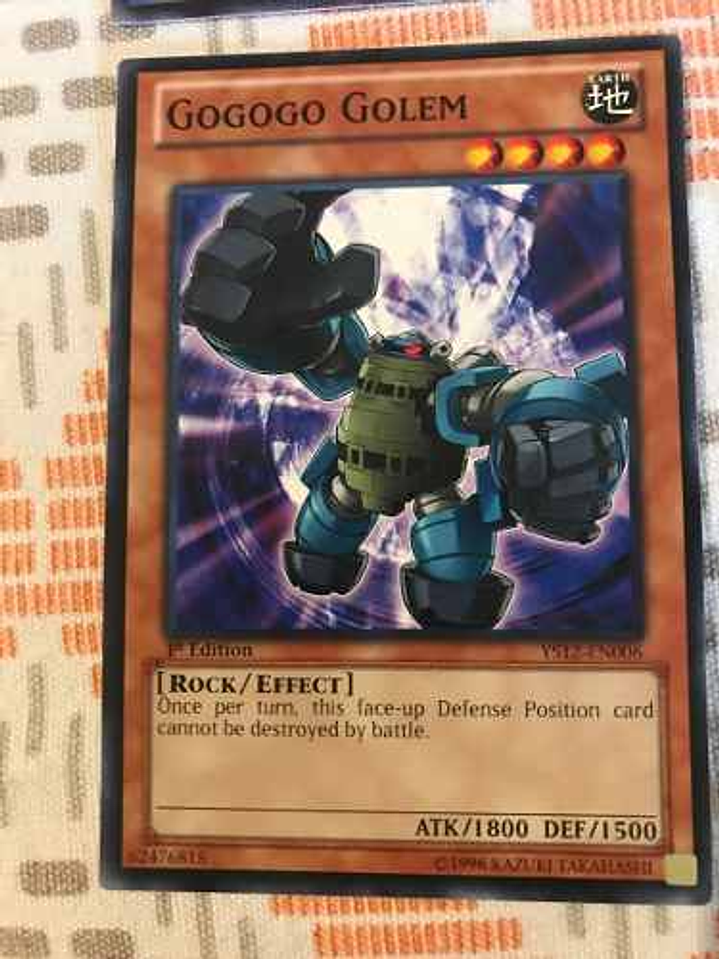 Gogogo Golem - ys12-en006 - Common 1st Edition 1