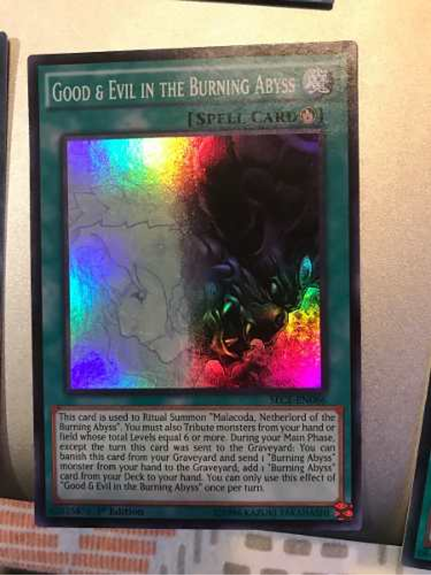 Good & Evil In The Burning Abyss - sece-en086 - Super Rare 1 1