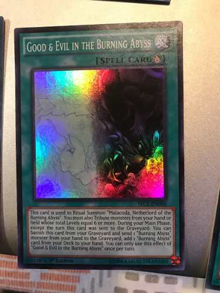 Good & Evil In The Burning Abyss - sece-en086 - Super Rare 1 1