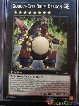 Googly-eyes Drum Dragon - jotl-en051 - Common 1st Edition