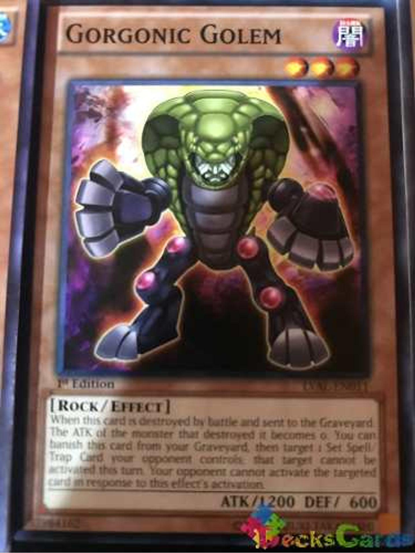 Gorgonic Golem - lval-en011 - Common 1st Edition 1