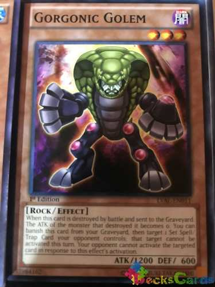 Gorgonic Golem - lval-en011 - Common 1st Edition 1