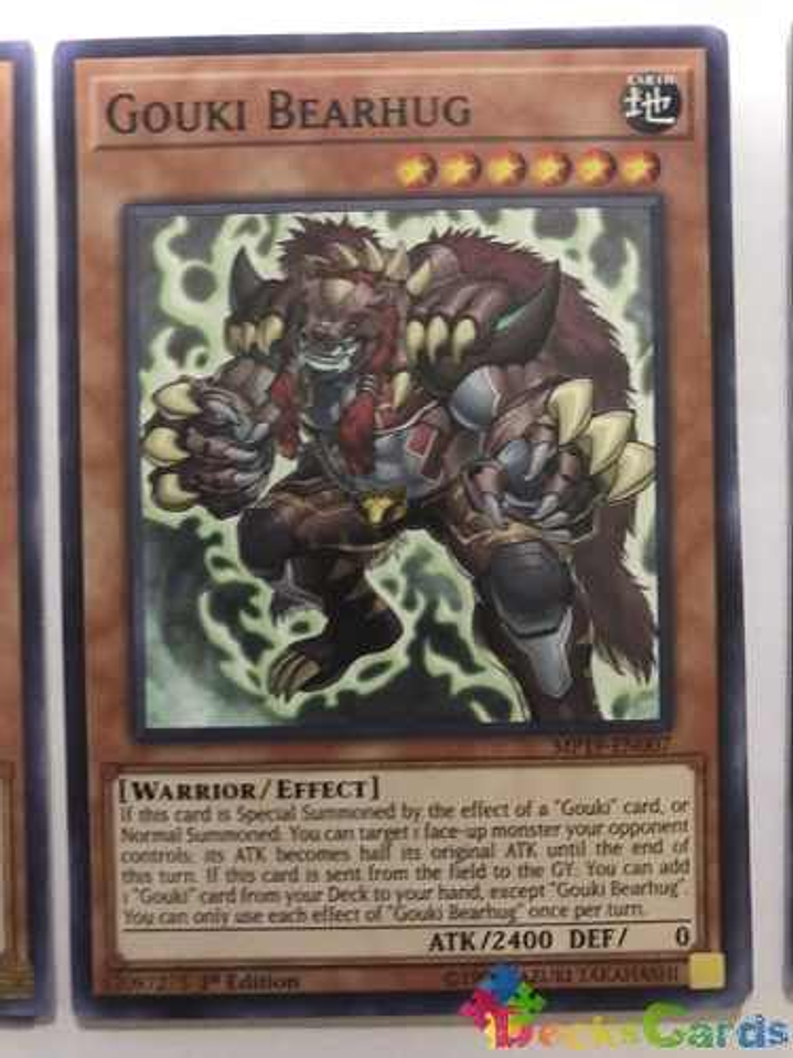 Gouki Bearhug - mp19-en007 - Common 1st Edition 1