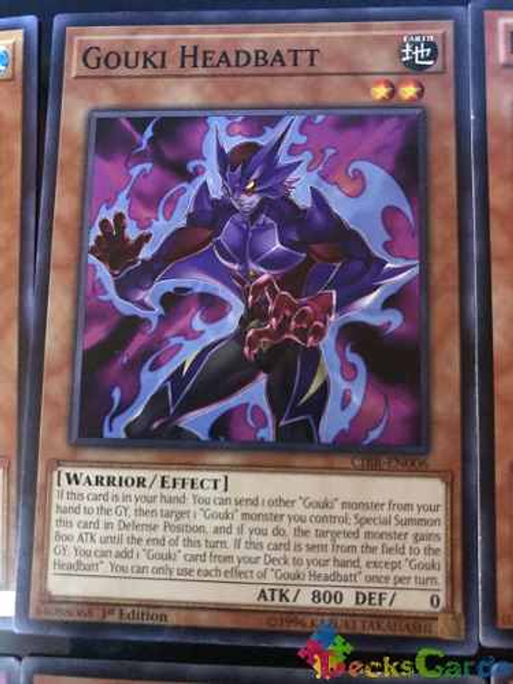 Gouki Headbatt - cibr-en006 - Common 1st Edition 1