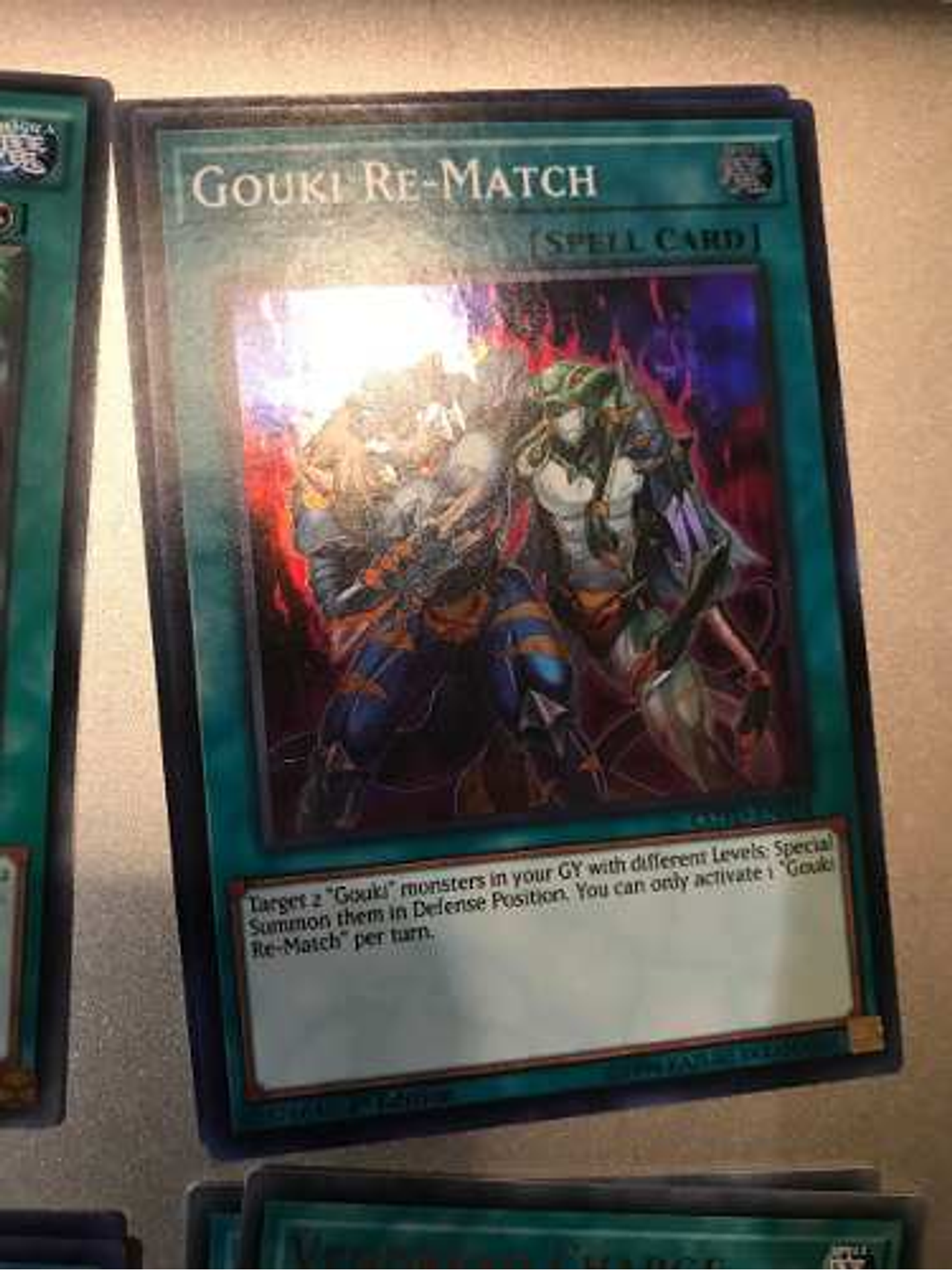 Gouki Re-Match - COTD-EN054 - Super Rare 1st Edition 1