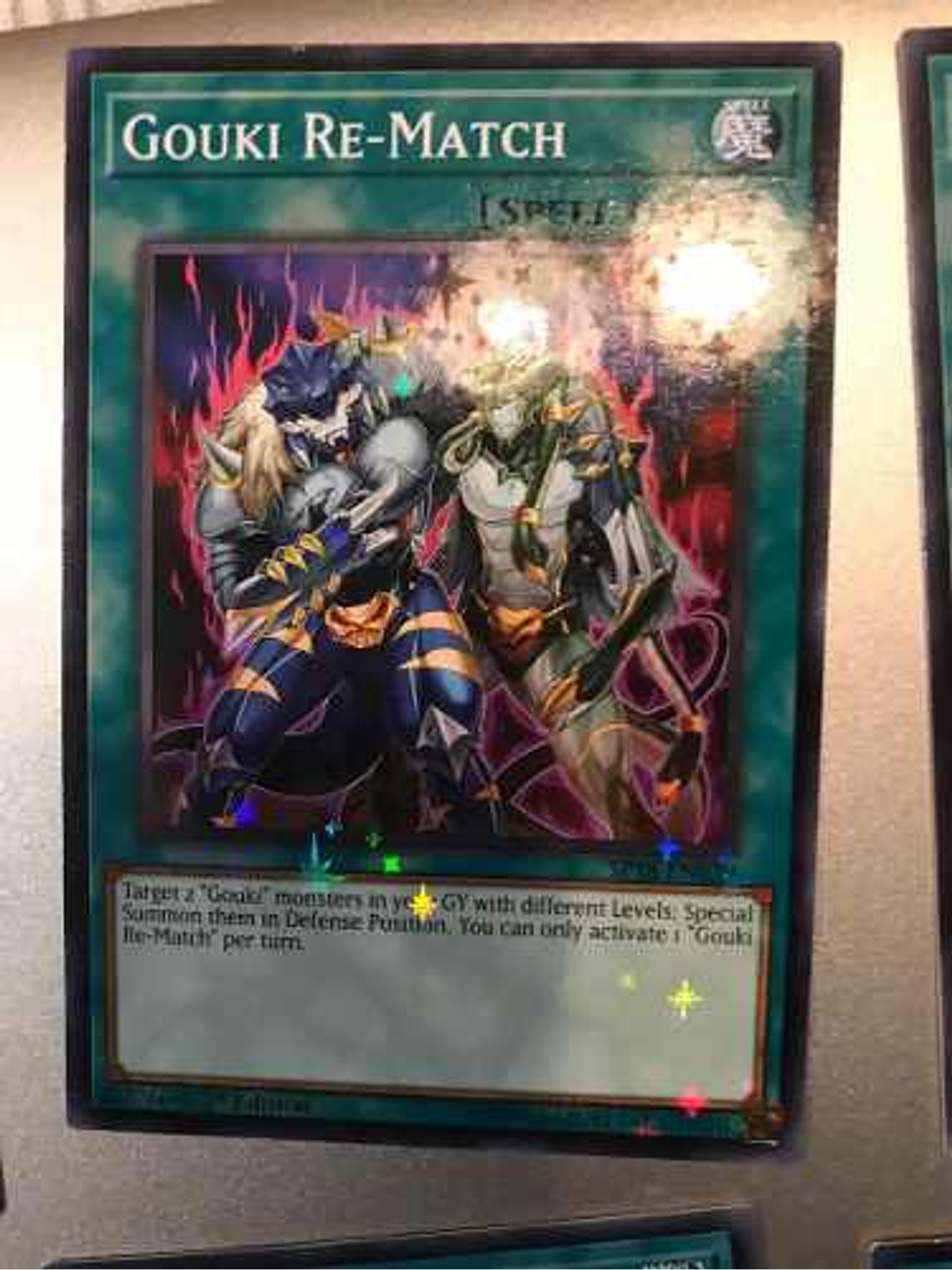 Gouki Re-match - sp18-en039 - Starfoil Rare 1st Edition 1