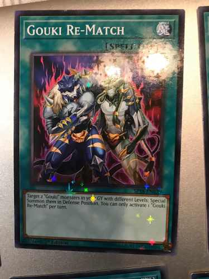 Gouki Re-match - sp18-en039 - Starfoil Rare 1st Edition 1
