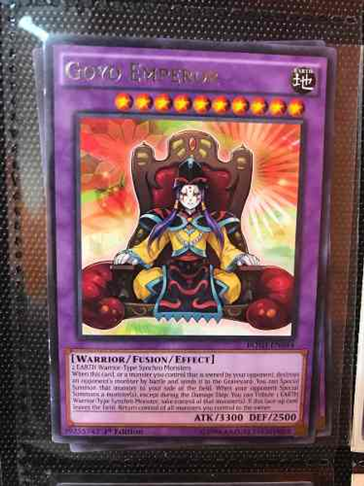 Goyo Emperor - Bosh-en044 - Rare 1st Edition 1