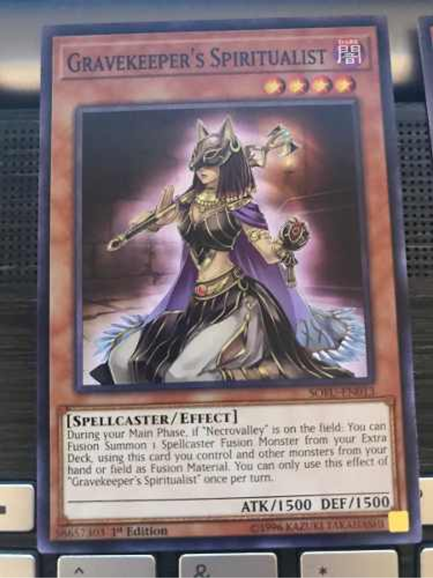 Gravekeeper's Spiritualist - sofu-en013 - Common 1st Edition 1
