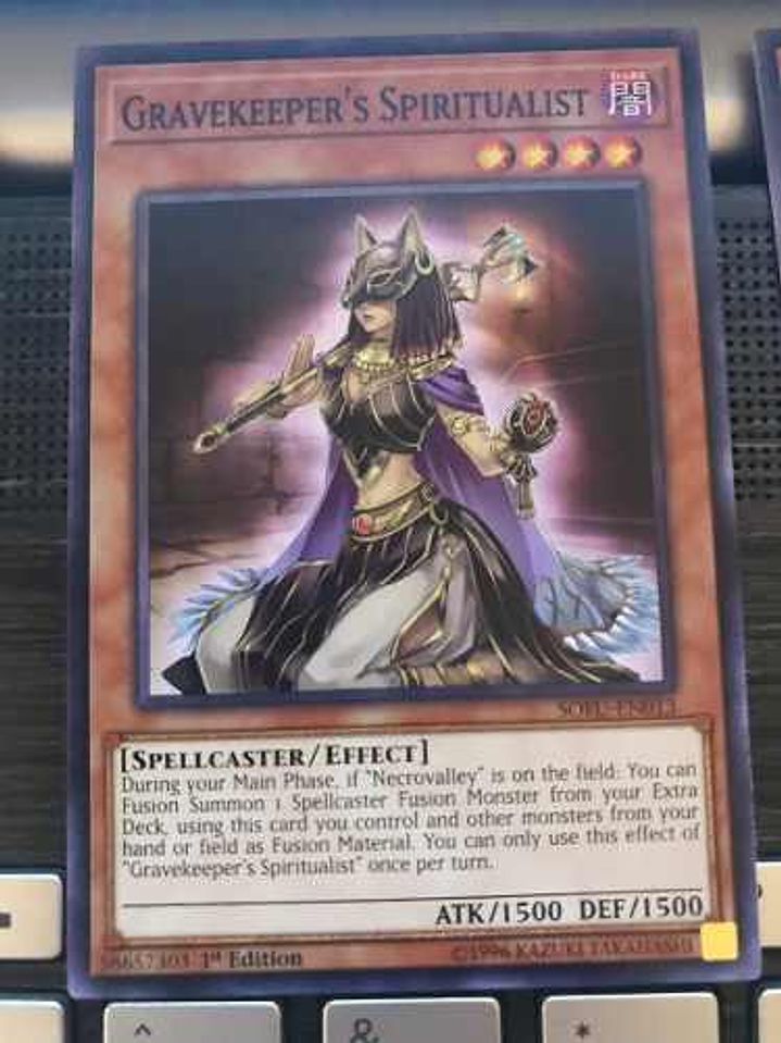 Gravekeeper's Spiritualist - sofu-en013 - Common 1st Edition 1