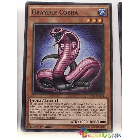Graydle Cobra - docs-en034 - Common 1st Edition