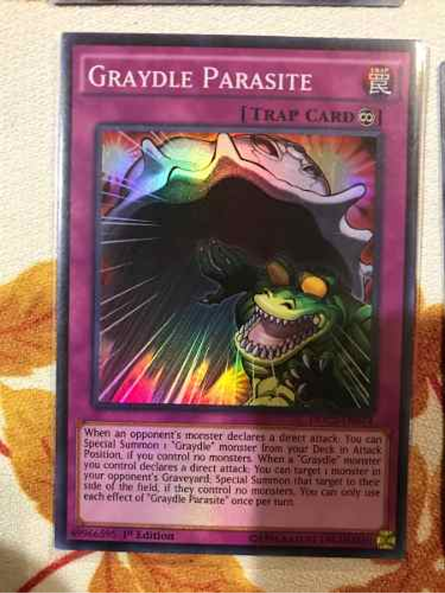 Graydle Parasite - docs-en074 - Super Rare 1st Edition 1