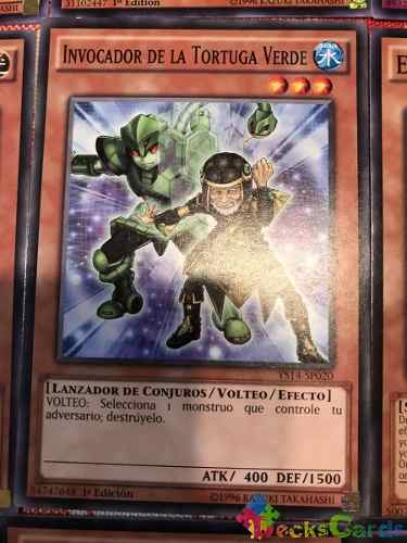 Green Turtle Summoner - ys14-en020 - Common 1st Edition