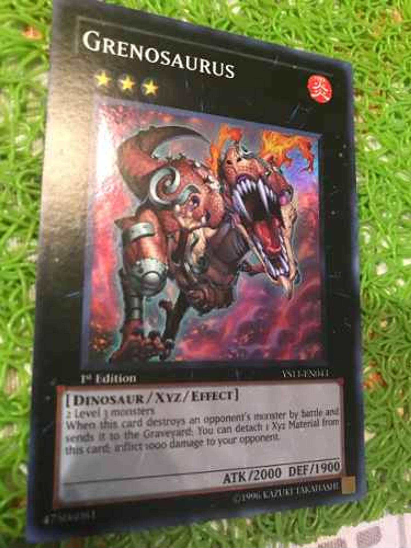 Grenosaurus - ys11-en043 - Super Rare 1st Edition 1