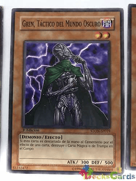 Gren, Tactician Of Dark World - ston-en019 - Common 1st Edit