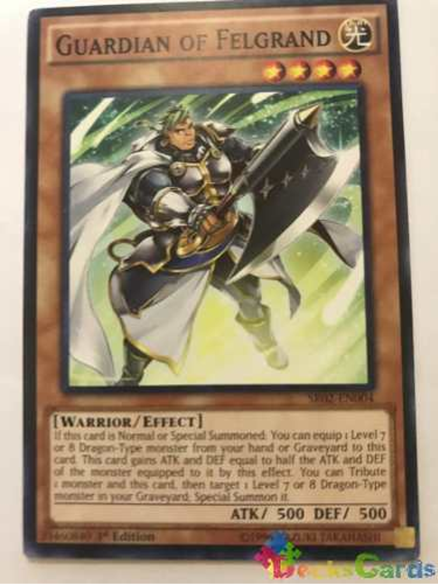Guardian Of Felgrand - sr02-en004 - Common 1st Edition 1