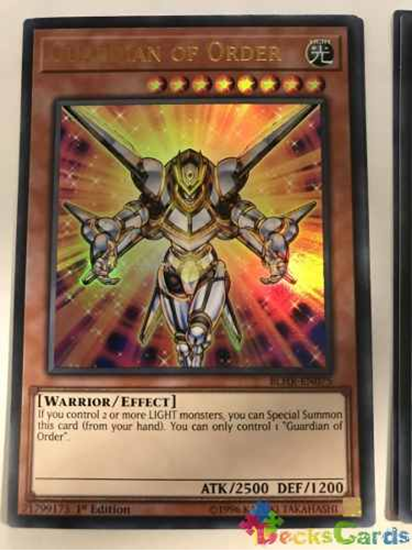 Guardian Of Order - blhr-en075 - Ultra Rare 1st Edition 1