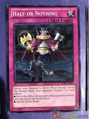 Half Or Nothing - Bp02-en201 - Common Unlimited