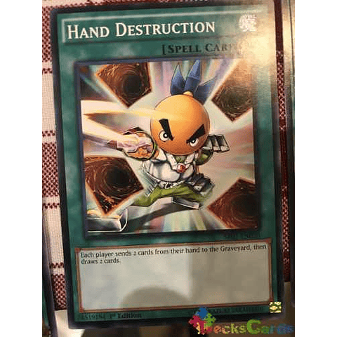 Hand Destruction - sr02-en030 - Common 1st Edition