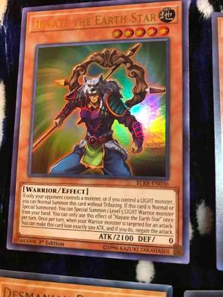 Hayate The Earth Star - blrr-en036 - Ultra Rare 1st Edition 1
