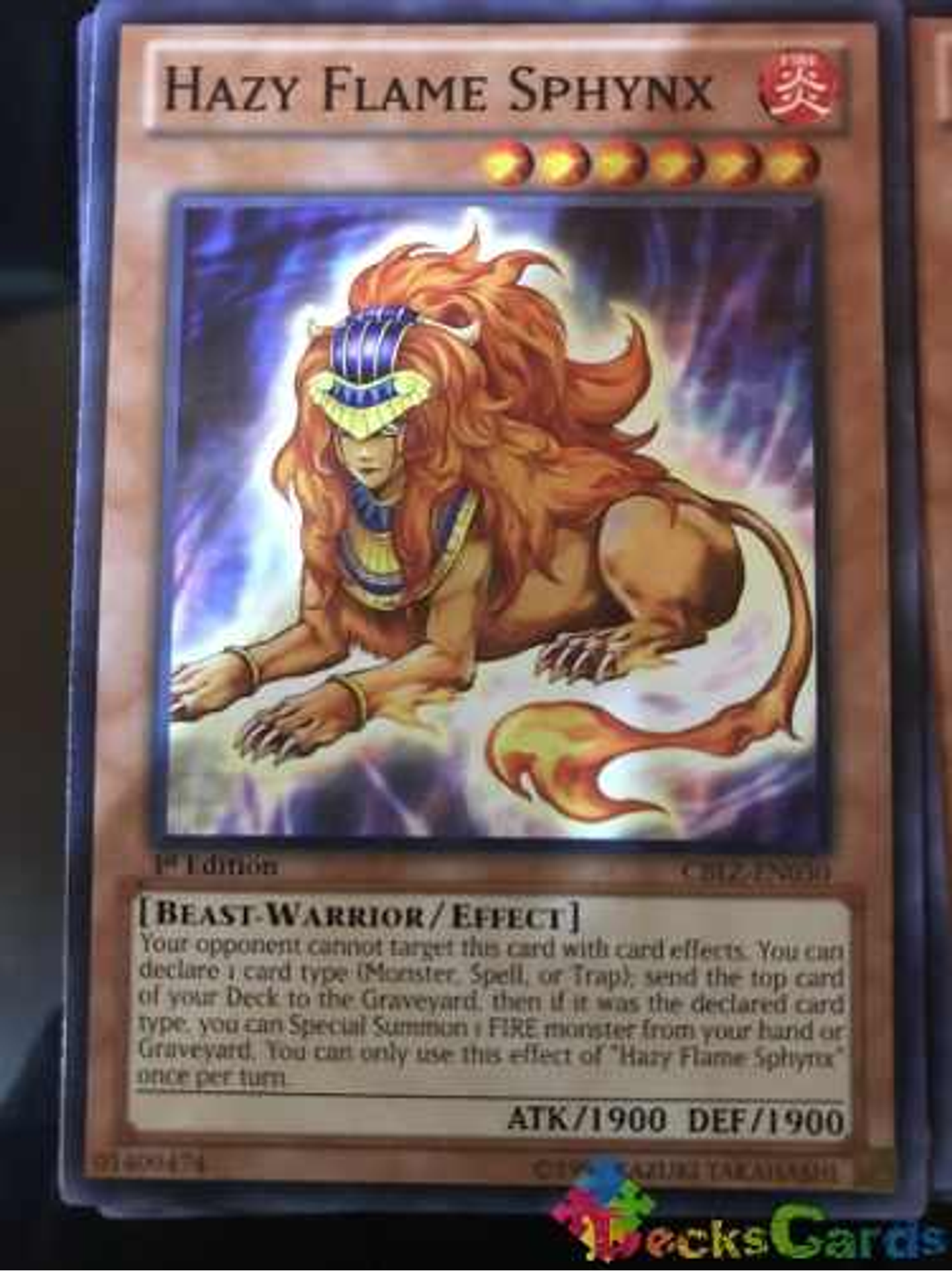 Hazy Flame Sphynx - cblz-en030 - Common 1st Edition 1