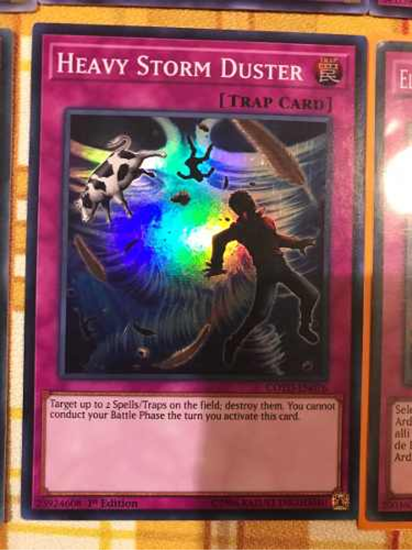 Heavy Storm Duster - cotd-en076 - Super Rare 1st Edition 1