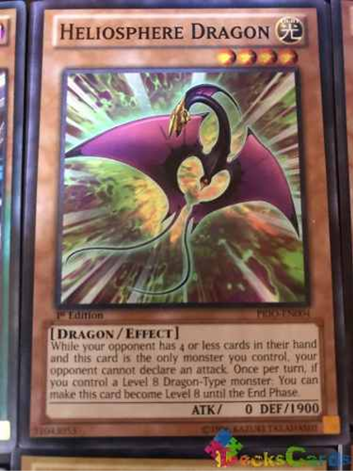 Heliosphere Dragon - prio-en004 - Common 1st Edition 1