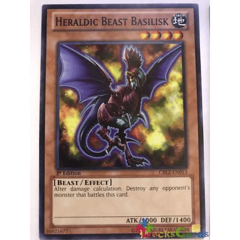 Heraldic Beast Basilisk - cblz-en013 - Common 1st Edition