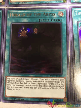 Herald Of The Abyss - mp19-en201 - Ultra Rare 1st Edition
