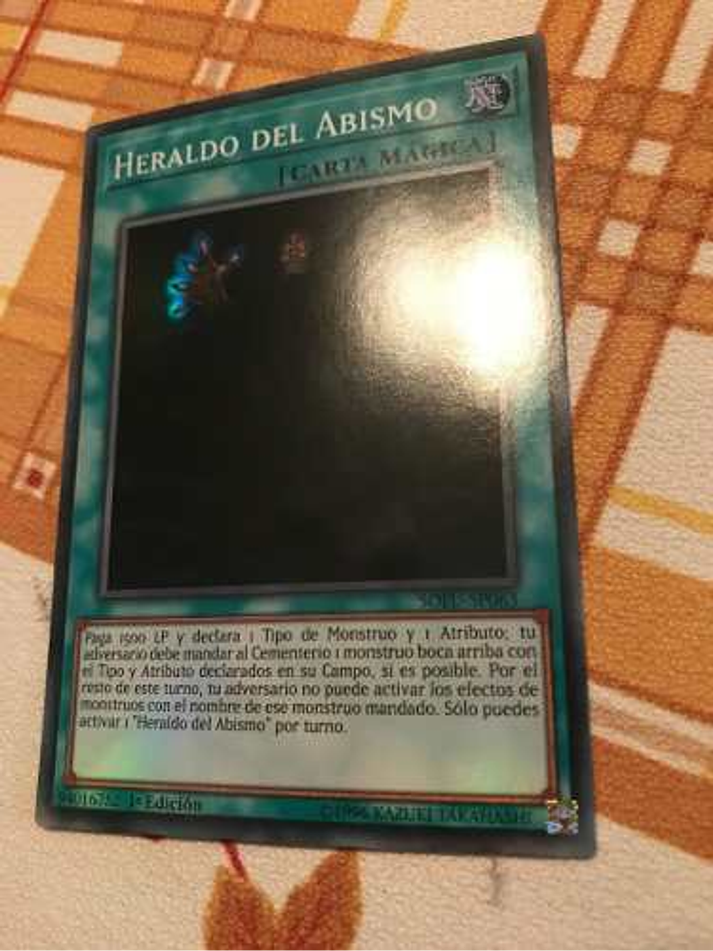 Herald Of The Abyss - sofu-en063 - Super Rare 1st Edition 1