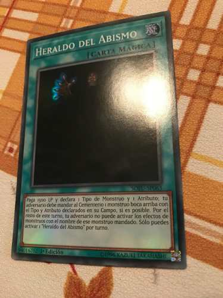 Herald Of The Abyss - sofu-en063 - Super Rare 1st Edition 1