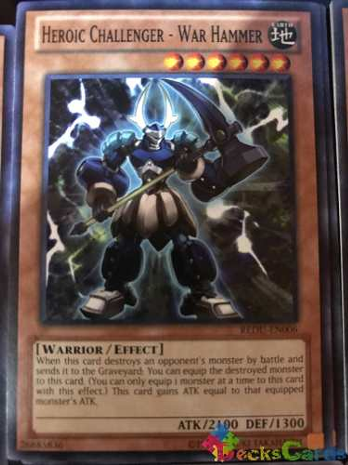 Heroic Challenger - War Hammer - REDU-EN006 - Common Unlimited 1
