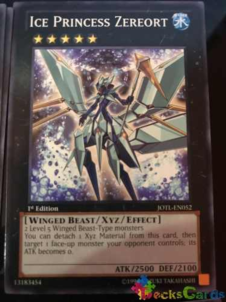 Ice Princess Zereort - jotl-en052 - Common 1st Edition 1