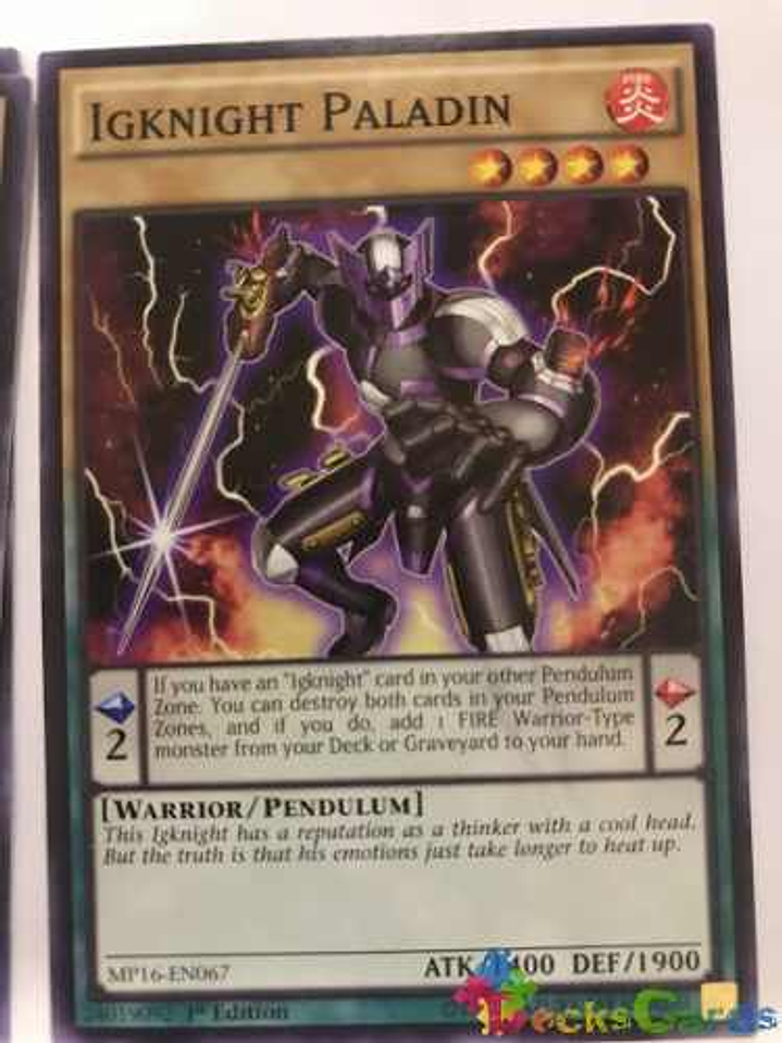Igknight Paladin - mp16-en067 - Common 1st Edition 1
