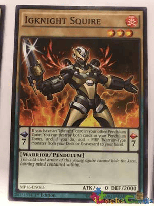 Igknight Squire - mp16-en065 - Common 1st Edition
