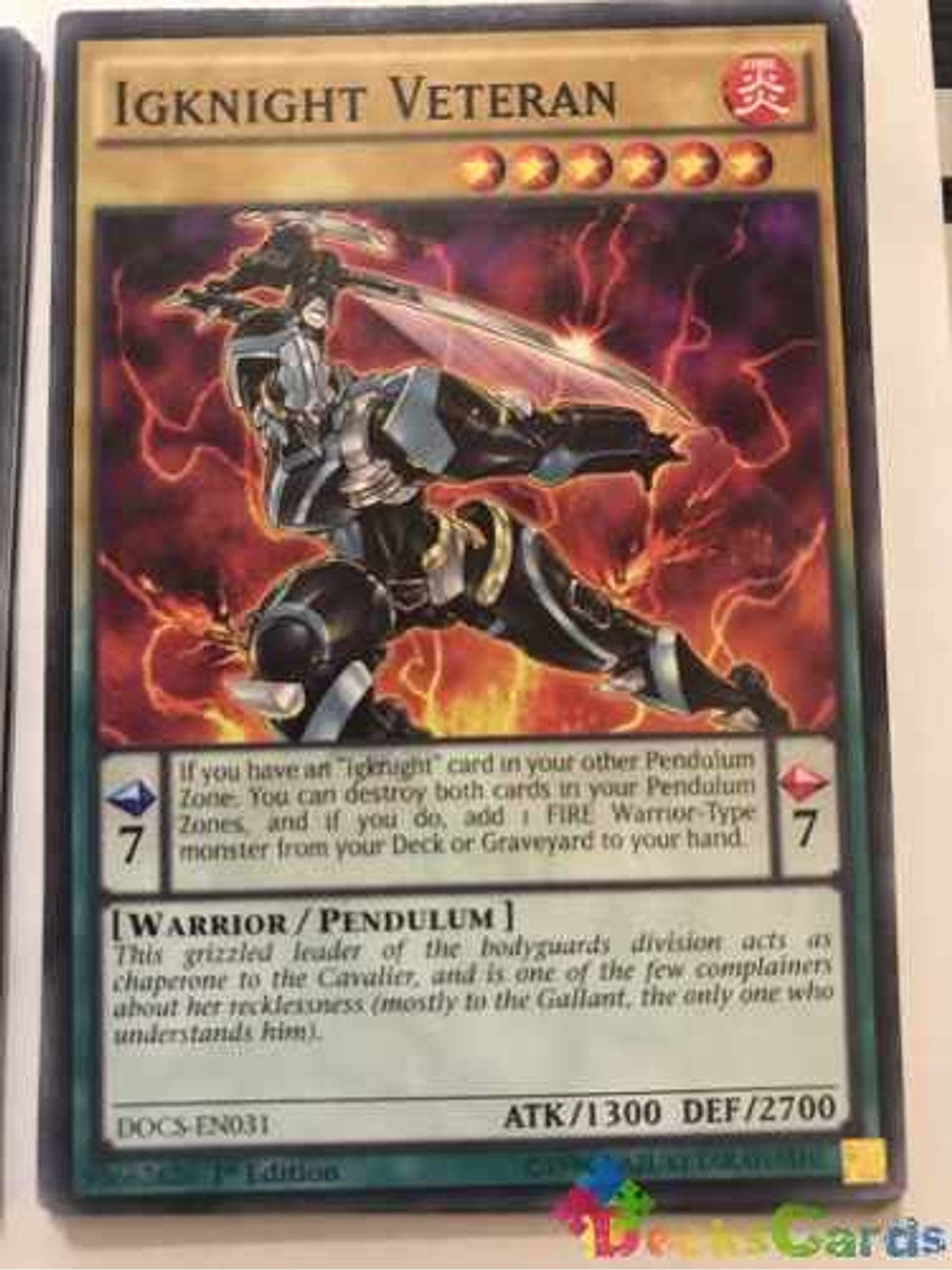 Igknight Veteran - docs-en031 - Common 1st Edition 1