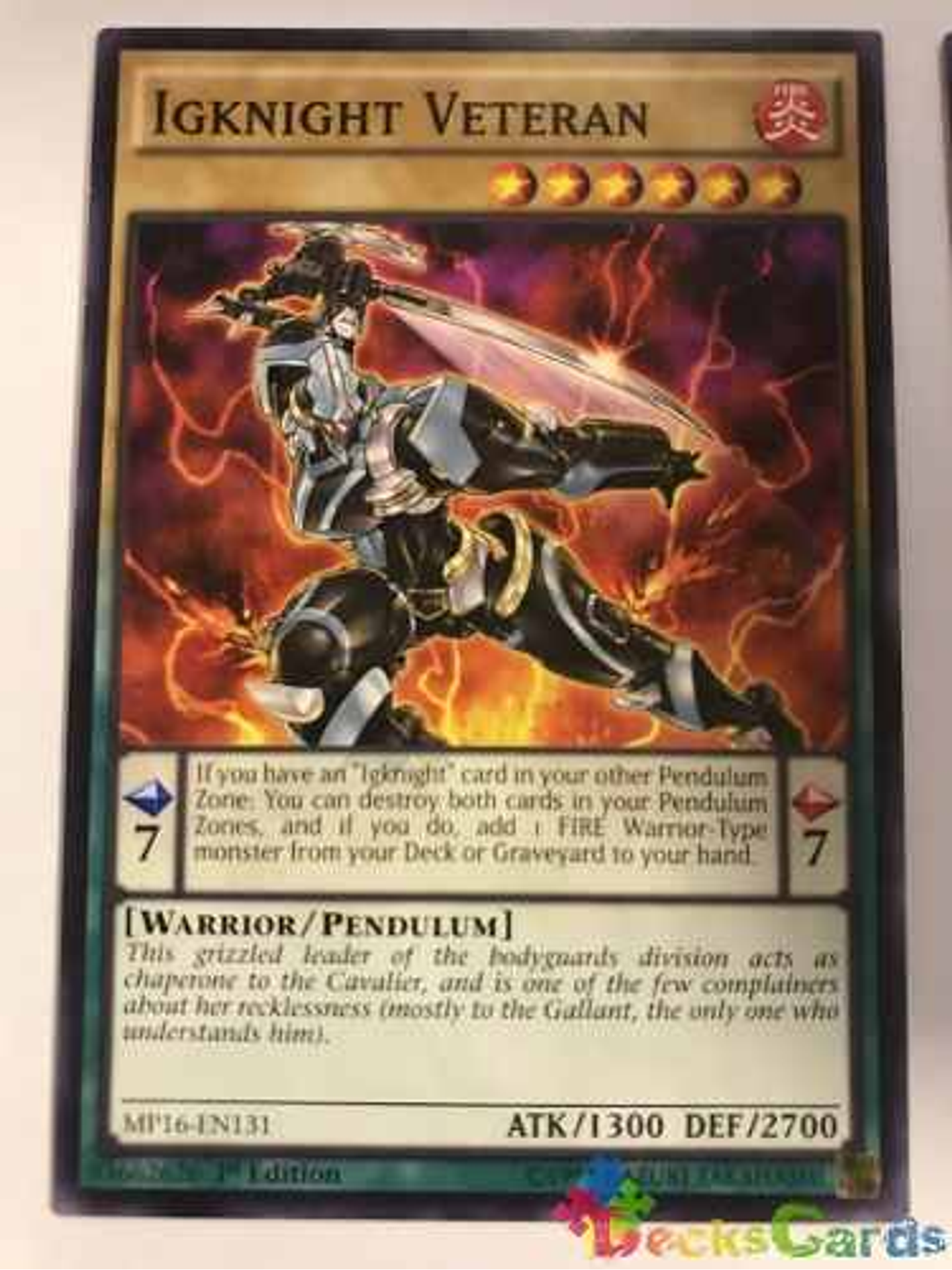 Igknight Veteran - mp16-en131 - Common 1st Edition 1
